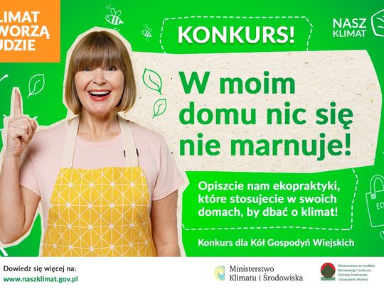 Konkurs dla Kół Gospodyń Wiejskich „W moim domu nic się nie marnuje”