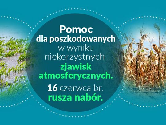 Pomoc dla poszkodowanych w wyniku zjawisk atmosferycznych