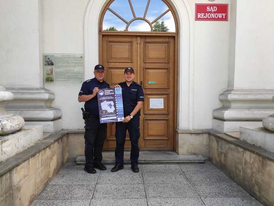 SIERPECCY POLICJANCI PROMOWALI KRAJOWĄ MAPĘ ZAGROŻEŃ BEZPIECZEŃSTWA