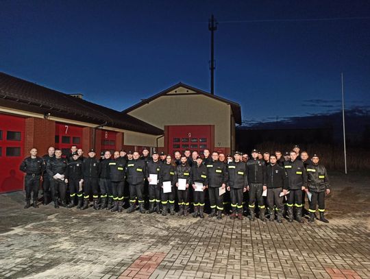 Szkolenie kierujących działaniem ratowniczym dla strażaków ratowników Ochotniczych Straży Pożarnych