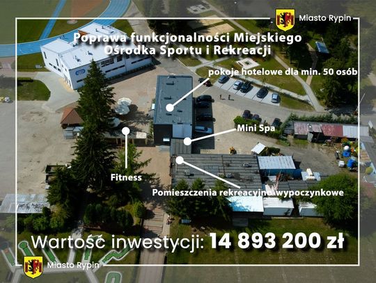 Umowy na opracowanie dokumentacji projektowo – kosztorysowej oraz wykonanie robót budowlanych w MOSiR w Rypinie podpisane