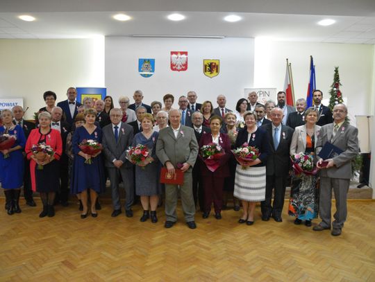 Uroczystość z okazji jubileuszu 50-lecia zawarcia związku małżeńskiego.