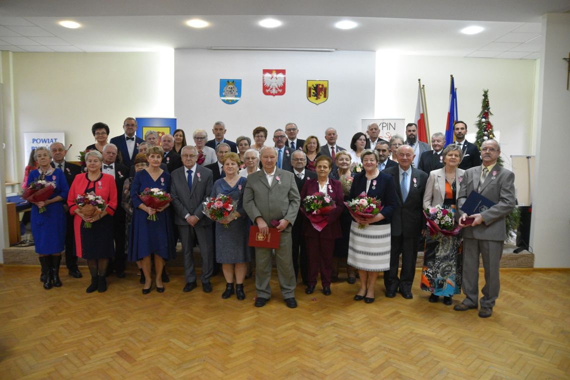 Uroczystość z okazji jubileuszu 50-lecia zawarcia związku małżeńskiego.